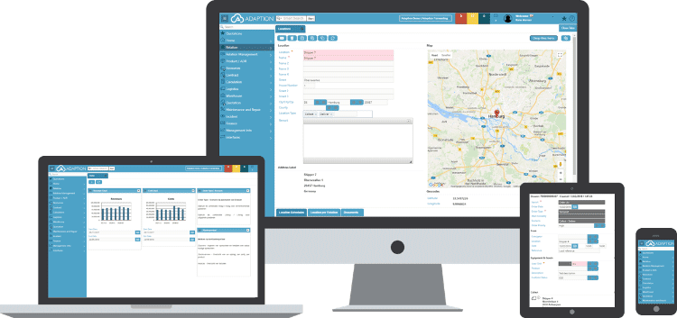 De Cloud Software TMS van Adaption
