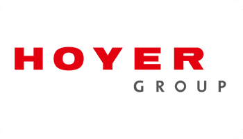 Het Logo van het logistieke bedrijf Hoyer Group
