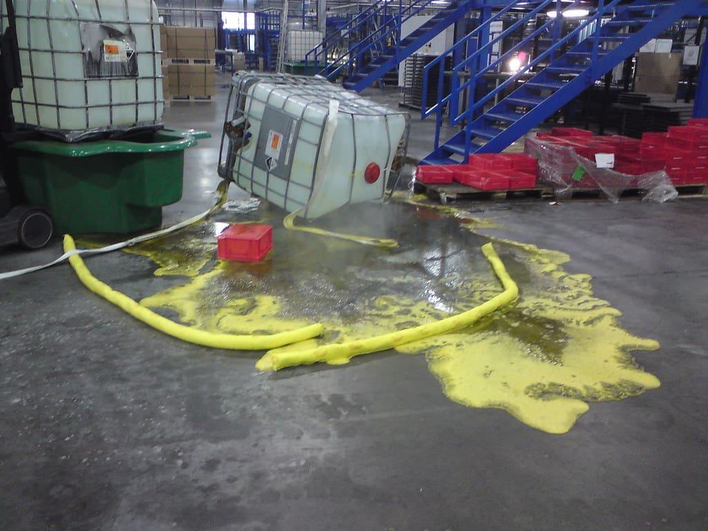 chemical spill Adaption