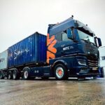 Vrachtwagen van het Transport bedrijf MTC Group